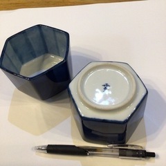 6角形の器ペアセットの画像