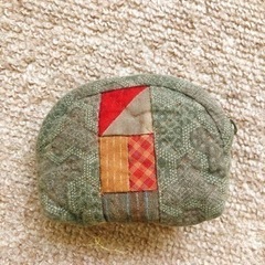 ハンドメイド　和柄パッチワークポーチ