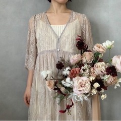 【最終値下げ】ウェディングブーケ　アーティフィシャルフラワーブーケ 最終値下げです。ブーケ、ブートニア アーティフィシャルフラワー 結婚