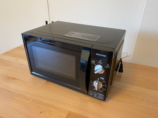 【美品】電子レンジ　アイリスオーヤマ 17L ターンテーブル