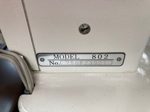 取引中　ジャノメミシン　トピアエース　802 　　台付き
