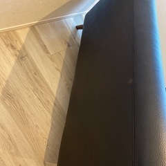 ソファ　黒の画像