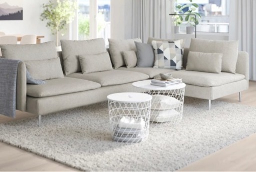 美品☆使用期間1年！IKEA ソーデルハムン ソファー 定価15万円以上☆