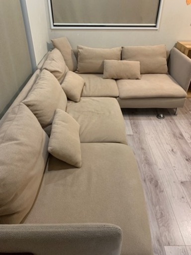 美品☆使用期間1年！IKEA ソーデルハムン ソファー 定価15万円以上☆