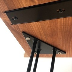 【LOWYA】パイン天然木 無垢材 ダイニングテーブルセット 2人掛けの画像