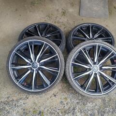 BLACK BIRD/ALLOYS】17×5.5J★4本★タイヤ 165/35R17

の画像