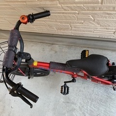 子供 自転車 14㌅ 補助輪 スタンド無しの画像