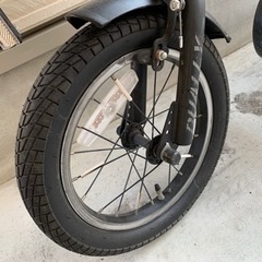 子供 自転車 14㌅ 補助輪 スタンド無しの画像