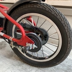 子供 自転車 14㌅ 補助輪 スタンド無しの画像