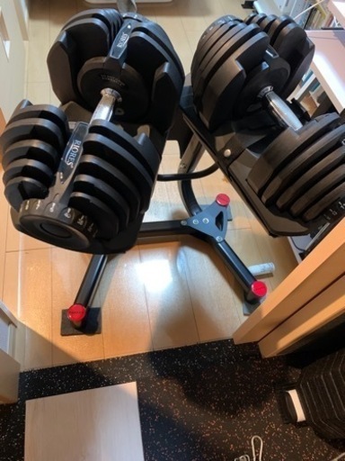 【受付終了】アジャスタブルダンベル40kg2個＋スタンドセット