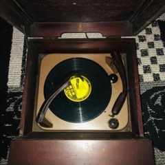 📻レコードプレイヤー emerson MODEL814 (シリーズB)アンティーク アメリカ製 ジャンク おまけ付き レア物の画像
