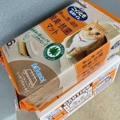 猫　ニャンとも清潔トイレ　脱臭抗菌シート　5pacの画像