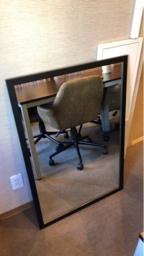 鏡　新品　6枚　一枚ずつでも可　ミラー　黒縁　美容室　セットミラー　置き型