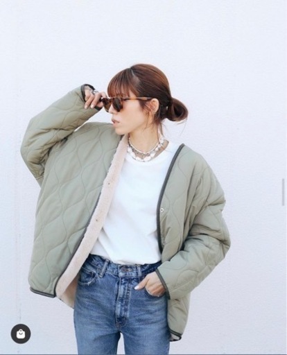 WCJ  若槻千夏 2WAY リバーシブル キルティングジャケット