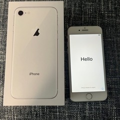 iPhone8 256GB simロック解除済　ケース付