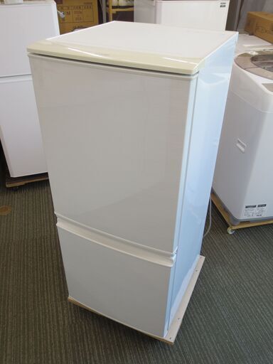 ■シャープ　2ドア冷蔵庫　137Ｌ　どっちもヒンジ　SJ-14X-W　№20