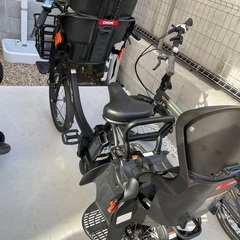 ★美品★中古【子供乗せ電動アシスト自転車】YAMAHA PAS Babby un （幼児2人同乗（3人乗り）対応車種）