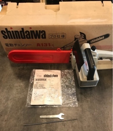 【中古】shindaiwa 電気チェーンソー A131-Ⅱ
