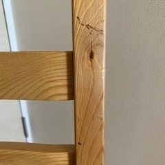 2脚セットIKEAダイニングチェア　LERHAMN レールハムンの画像