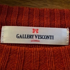 新品タグなし自宅保管　GALLERY  VISCONTI  セーターの画像