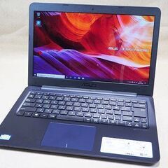 【苫小牧バナナ】ASUS E402Y ノートパソコン AMD E2-7015 メモリ4GB SSD256GB Windows10 14インチ 動作品♪