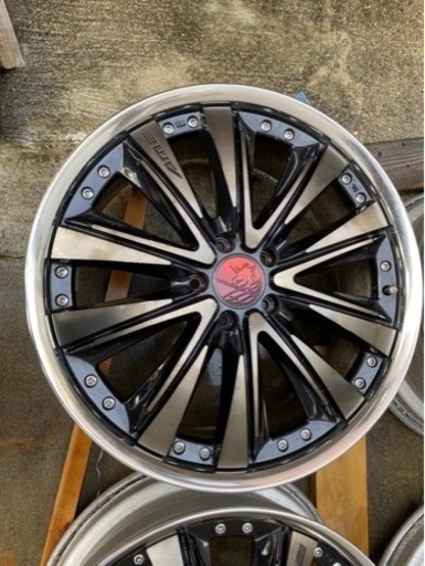 AME MODELART BRASSTER ブラスター 20インチ 8.0J +50 PCD114.3 5H ホイール