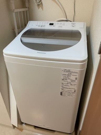 panasonic 洗濯機　保証書あり