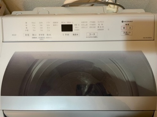 panasonic 洗濯機　保証書あり
