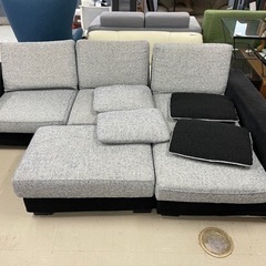 K2201-055 アルモニア　3人がけソファ　カウチソファ　オットマン　L字ソファの画像