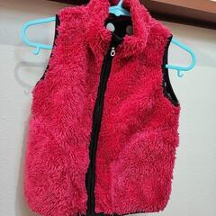 美品ユニクロのかわいいフリースベスト■100cm