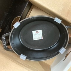 STAUB/ストウブ  ココット　オーバル　１５ｃｍ　　リサイクルショップ宮崎屋住吉店　 25.8.24の画像