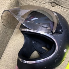 フルフェイスヘルメット ブラック 黒の画像