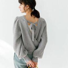 新品、未使用　アースミュージック＆エコロジー　マシュマロカラーニット