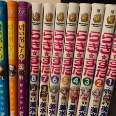 マンガ単行本セット（エヴァ、ハルヒ、らきすた、けいおん、みなみけ）の画像