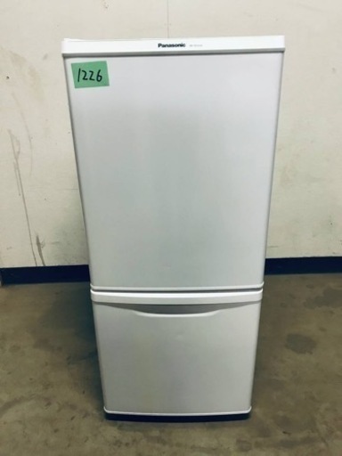 1226番 Panasonic✨ノンフロン冷凍冷蔵庫✨NR-TB145W-HG‼️