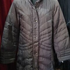 ★SALE★☆USED☆　ブラウン・ダウンフェザーコート