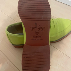 good guys】ローファー イエロー　27.5㎝の画像