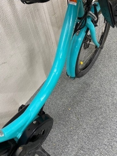 綺麗なブルー色　人気なタイプ子供乗せ電動アシスト自転車