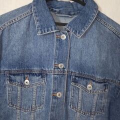 GUレディースデニムジャケットMサイズの画像