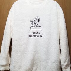 【1回のみ着用】備品★ユニクロ ピーナッツ ホリデー★レディース・フリースセットの画像