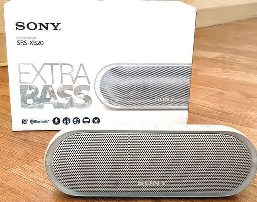 良音スピーカー・SONY SRS-XB20(W)