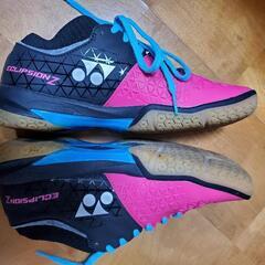 YONEX バドミントン ヨネックス シューズ ECLIPSION Z パワークッションエクリプションZ 26cm ピンクブルーの画像