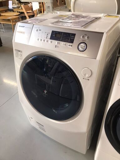 ドラム式洗濯機　SHARP　2020年　左開き