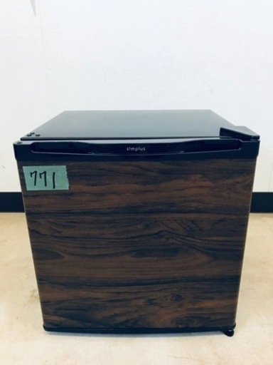 ④✨2019年製✨771番 simplus✨冷蔵庫✨SP-46L1-WD‼️