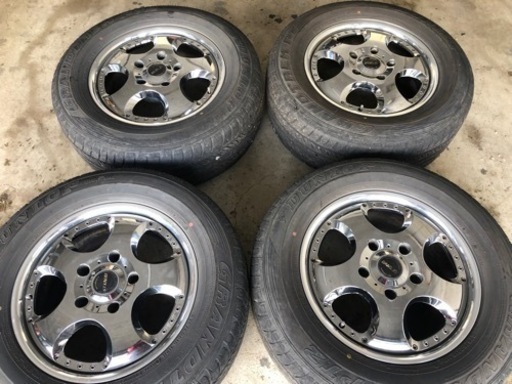 タイヤホイールセット　ランクル100で使ってました　　価格下げました