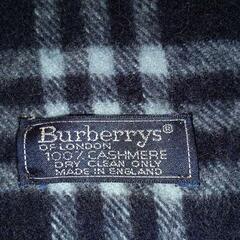 【売れました】バーバリーマフラー(難あり)の画像