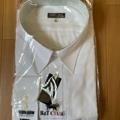 綿100% 形状安定  ５L メンズ ワイシャツ 長袖　首回り48cm