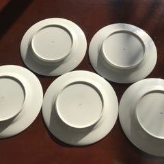 皿☆深川製磁☆５枚組 有田焼　蝶柄23センチの画像