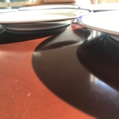 皿☆深川製磁☆５枚組 有田焼　蝶柄23センチの画像