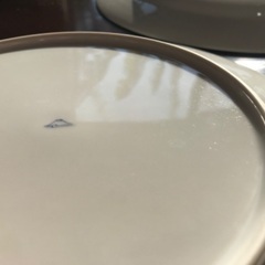 皿☆深川製磁☆５枚組 有田焼　蝶柄23センチの画像